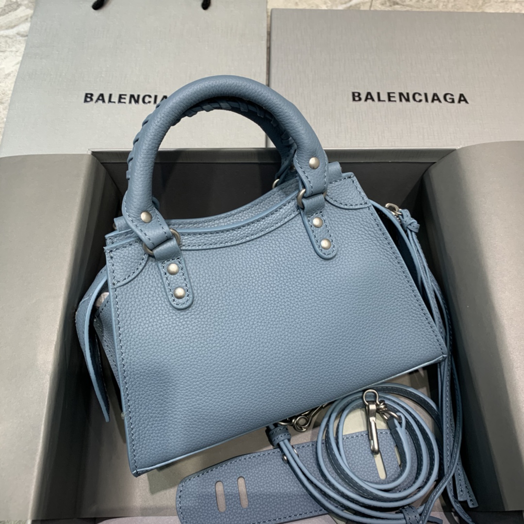 Balenciaga Neo Classic Mini Handbag Shoulder Bag Sky Blue